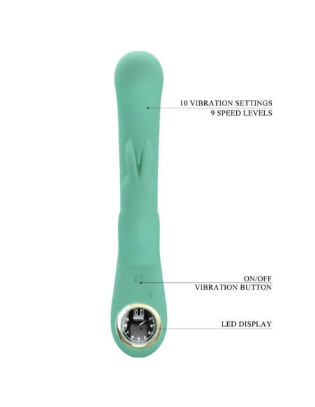 PRETTY LOVE LAMAR VIBRADOR RABBIT PUNTO G VERDE