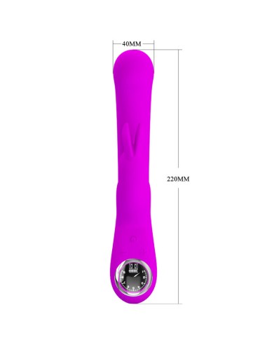 PRETTY LOVE LAMAR VIBRADOR RABBIT PUNTO G VIOLETA