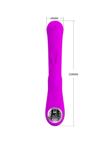 PRETTY LOVE LAMAR VIBRADOR RABBIT PUNTO G VIOLETA