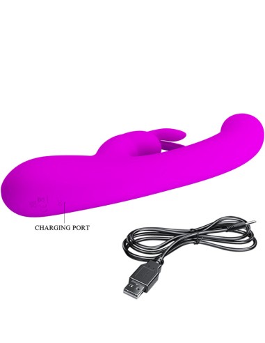 PRETTY LOVE LAMAR VIBRADOR RABBIT PUNTO G VIOLETA