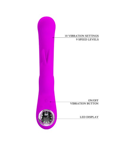 PRETTY LOVE LAMAR VIBRADOR RABBIT PUNTO G VIOLETA