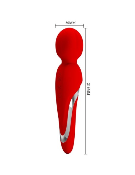 PRETTY LOVE WALTER VIBRADOR WAND ROJO