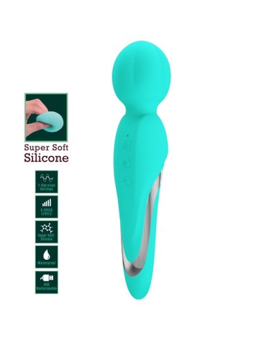 PRETTY LOVE WALTER VIBRADOR WAND VERDE AGUA