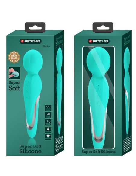 PRETTY LOVE WALTER VIBRADOR WAND VERDE AGUA
