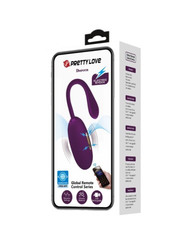 PRETTY LOVE DOREEN HUEVO VIBRADOR RECARGABLE LILA