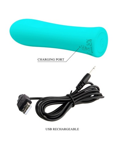 PRETTY LOVE ALFREDA VIBRADOR SUPER POWER VERDE AGUA