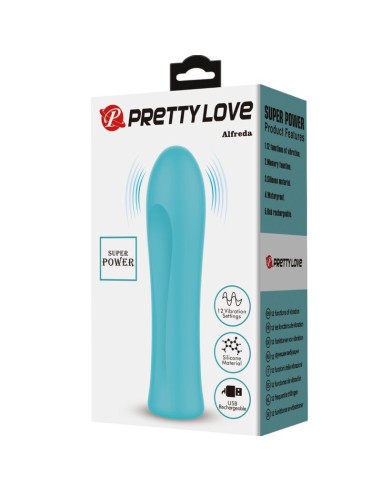 PRETTY LOVE ALFREDA VIBRADOR SUPER POWER VERDE AGUA