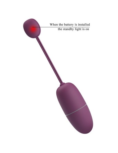PRETTY LOVE NYMPH HUEVO VIBRADOR CONTROLADO POR APP LILA