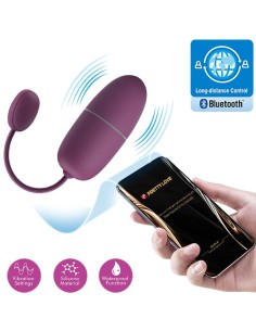 PRETTY LOVE NYMPH HUEVO VIBRADOR CONTROLADO POR APP LILA