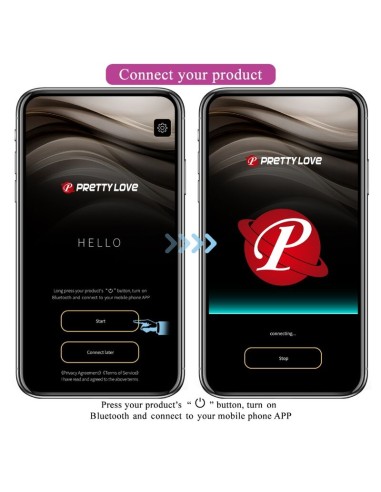 PRETTY LOVE BAIRD G SPOT 12 VIBRACIONES RECARGABLE LILA APP