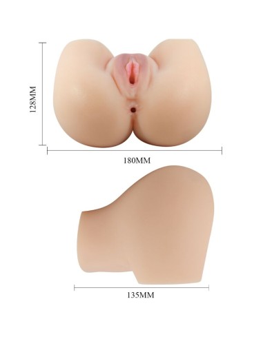 CRAZY BULL VAGINA Y ANO REALISTICOS VIBRADOR MILA