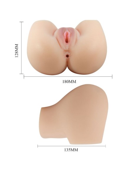 CRAZY BULL VAGINA Y ANO REALISTICOS VIBRADOR MILA