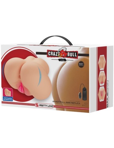 CRAZY BULL VAGINA Y ANO REALISTICOS VIBRADOR LUNA