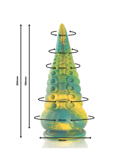 EPIC CETUS DILDO TENTACULO VERDE TAMANO GRANDE