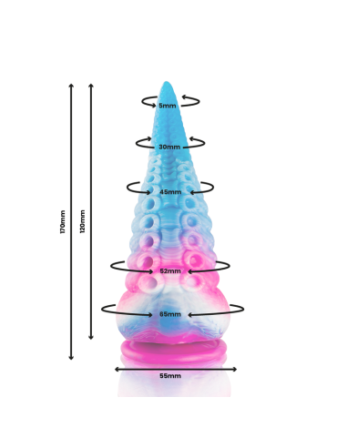 EPIC SCYLLA DILDO TENTACULO AZUL TAMANO PEQUENO