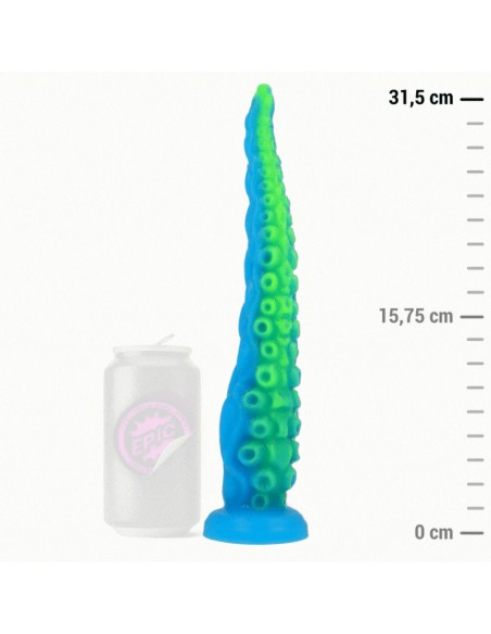 EPIC SCYLLA DILDO TENTACULO FINO FLUORESCENTE TAMANO GRANDE