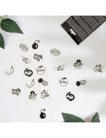 SECRET PLAY SET DE 10 TATTOOS TEMPORALES SPICY COLLECTION