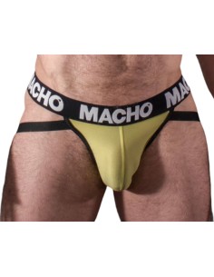 MACHO MX25A JOCK LYCRA AMARILLO S 2