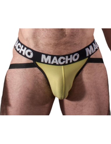 MACHO MX25A JOCK AMARILLO LYCRA S