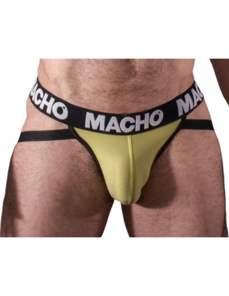 MACHO MX25A JOCK AMARILLO LYCRA S MACHO MX25A JOCK AMARILLO LYCRA S
