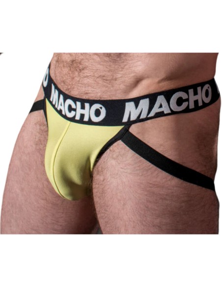 MACHO MX25A JOCK AMARILLO LYCRA S MACHO MX25A JOCK AMARILLO LYCRA S