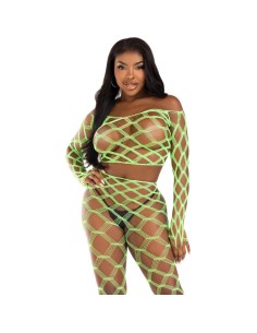 LEG AVENUE TOP LEGGINS HARDCORE VERDE