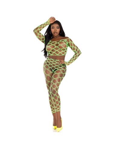LEG AVENUE TOP LEGGINS HARDCORE VERDE