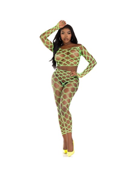 LEG AVENUE TOP LEGGINS HARDCORE VERDE