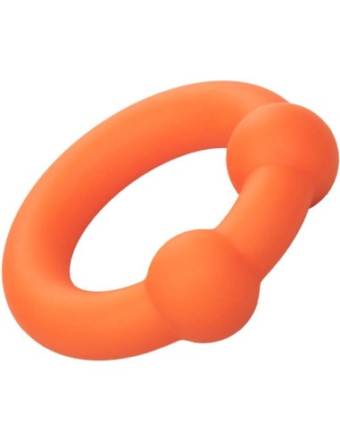 CALIFORNIA EXOTICS ALPHA ANILLO DOBLE BOLA NARANJA