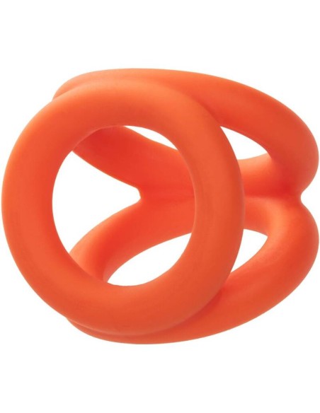 CALIFORNIA EXOTICS ALPHA TRIPLE ANILLO NARANJA