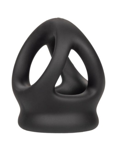 CALIFORNIA EXOTICS ALPHA ANILLO DE JAULA DOBLE NEGRO