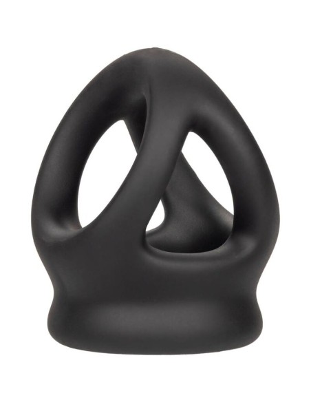 CALIFORNIA EXOTICS ALPHA ANILLO DE JAULA DOBLE NEGRO