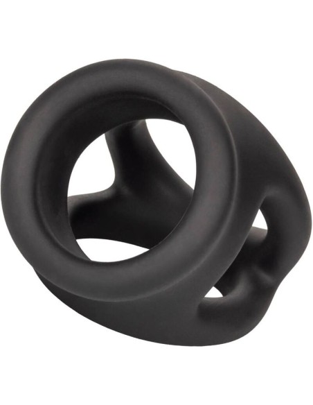 CALIFORNIA EXOTICS ALPHA ANILLO DE JAULA DOBLE NEGRO