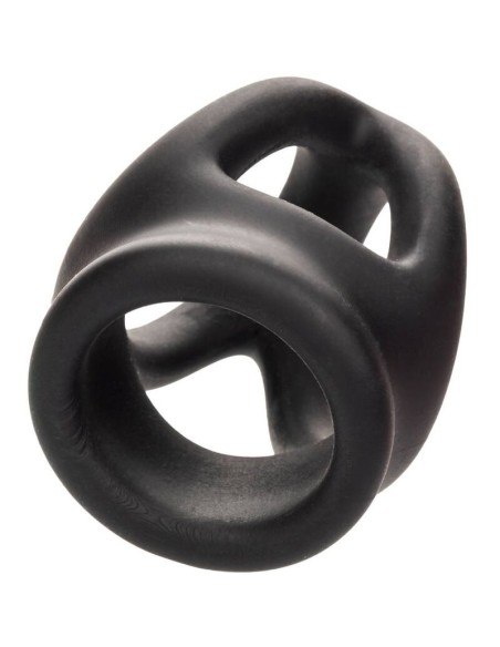 CALIFORNIA EXOTICS ALPHA ANILLO DE JAULA DOBLE NEGRO