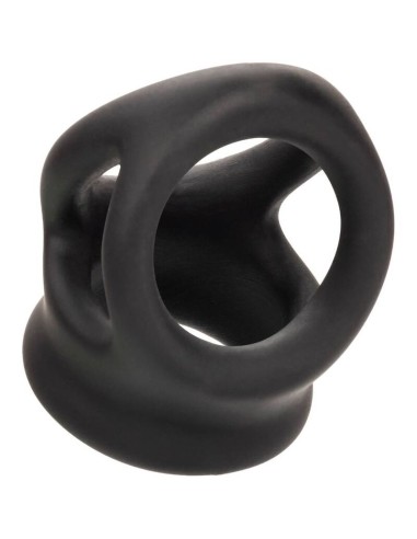 CALIFORNIA EXOTICS ALPHA ANILLO DE JAULA DOBLE NEGRO