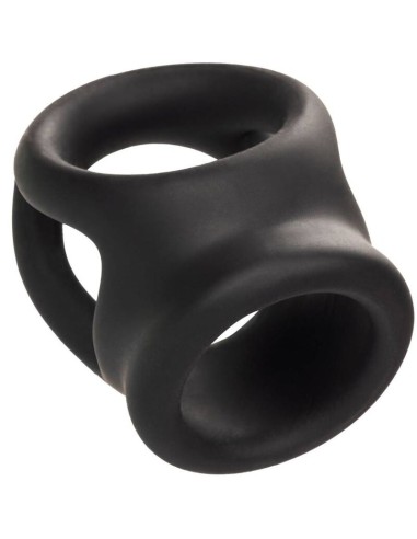 CALIFORNIA EXOTICS ALPHA ANILLO DE JAULA DOBLE NEGRO