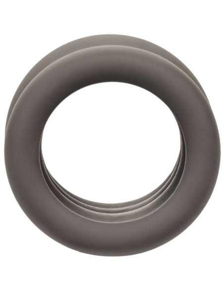 CALIFORNIA EXOTICS ALPHA ANILLO EXTENSION ESCROTO DOBLE NEGRO