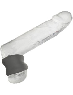 CALIFORNIA EXOTICS ALPHA ANILLO EXTENSION ESCROTO DOBLE NEGRO