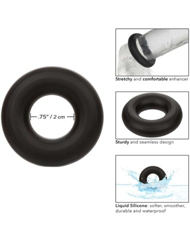 CALIFORNIA EXOTICS ALPHA ANILLO PROLONG MEDIO NEGRO