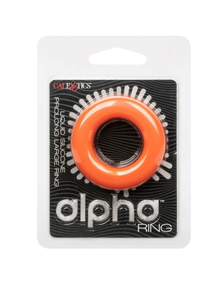 CALIFORNIA EXOTICS ALPHA ANILLO PROLONG GRANDE NARANJA