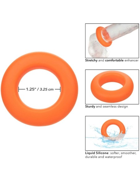 CALIFORNIA EXOTICS ALPHA ANILLO PROLONG GRANDE NARANJA