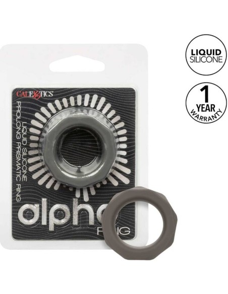 CALIFORNIA EXOTICS ALPHA ANILLO PROLONG PRISMTICO GRIS