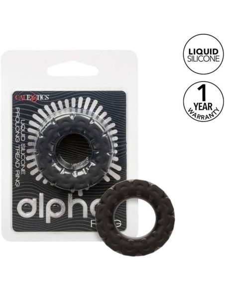 CALIFORNIA EXOTICS ALPHA ANILLO PROLONG BANDA DE RODADURA NEGRO