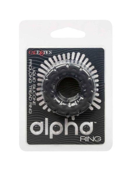 CALIFORNIA EXOTICS ALPHA ANILLO PROLONG BANDA DE RODADURA NEGRO