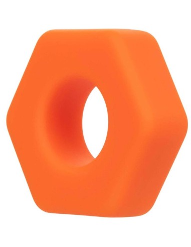 CALIFORNIA EXOTICS ALPHA ANILLO PROLONG SEXGONO NARANJA