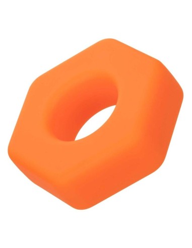 CALIFORNIA EXOTICS ALPHA ANILLO PROLONG SEXGONO NARANJA