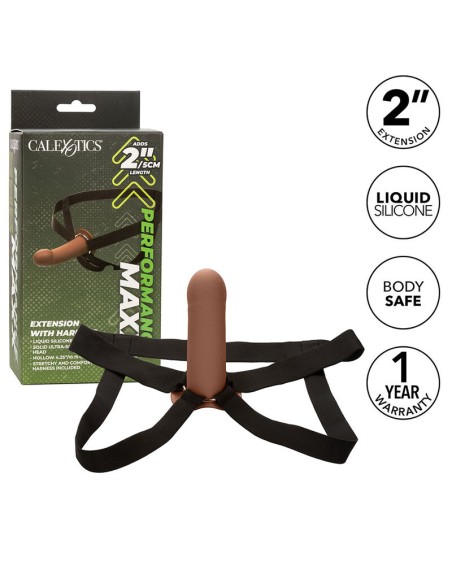 CALIFORNIA EXOTICS PERFORMANCE MAXX EXTENSION CON ARNES PIEL MORENO