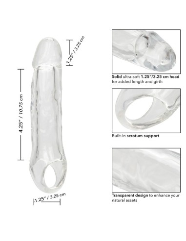 CALIFORNIA EXOTICS PERFORMANCE MAXX EXTENSION CLARA 55 TRANSPARENTE