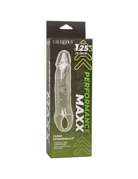 CALIFORNIA EXOTICS PERFORMANCE MAXX EXTENSION CLARA 55 TRANSPARENTE