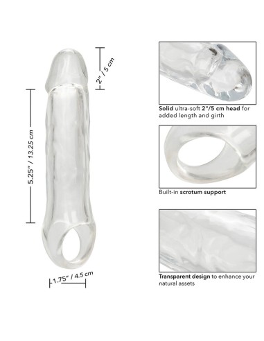 CALIFORNIA EXOTICS PERFORMANCE MAXX EXTENSION CLARA 75 TRANSPARENTE